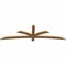 Ekena Millwork Davenport Timber Gable Bracket, Western Red Cedar, 84"W x 24"H x 1 1/2"D x 3 1/2"F, 7/12 Pitch GBW084X24X0204DAV00SWR - alternate 4